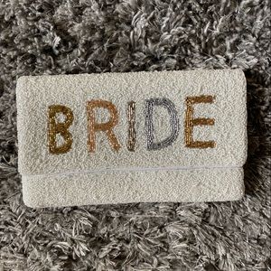 Francesca’s Bride Clutch. Only used once!